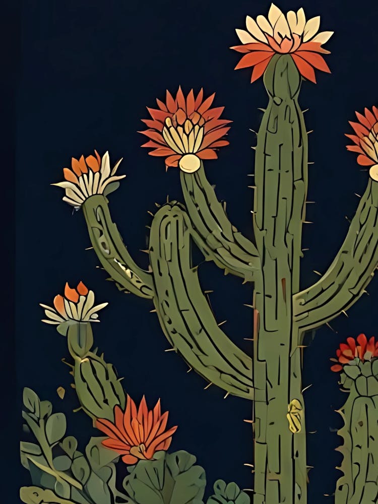 William Morris Cactus 1