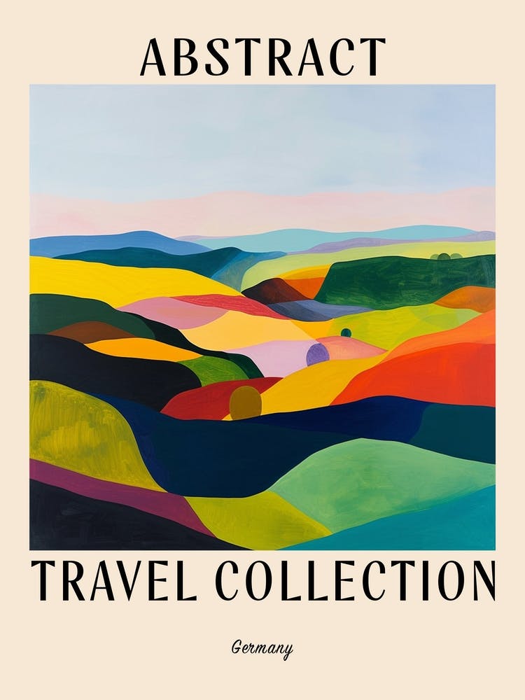 Abstract Travel Collection Poster Germany 4