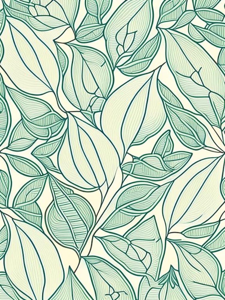 Eucalyptus Gum Leaf William Morris Inspired 2