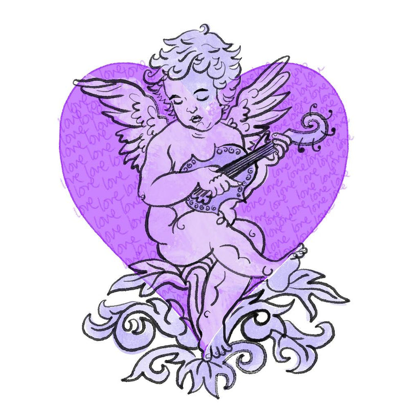Purple Cupid Square