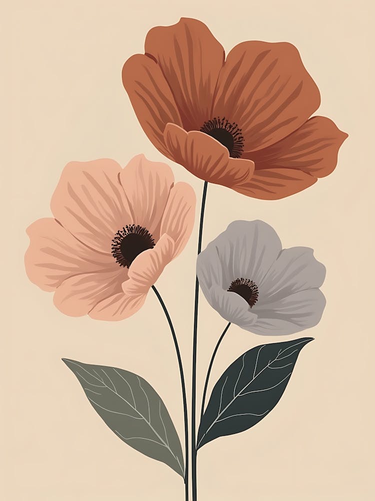 Soft Pastel Floral Serenity