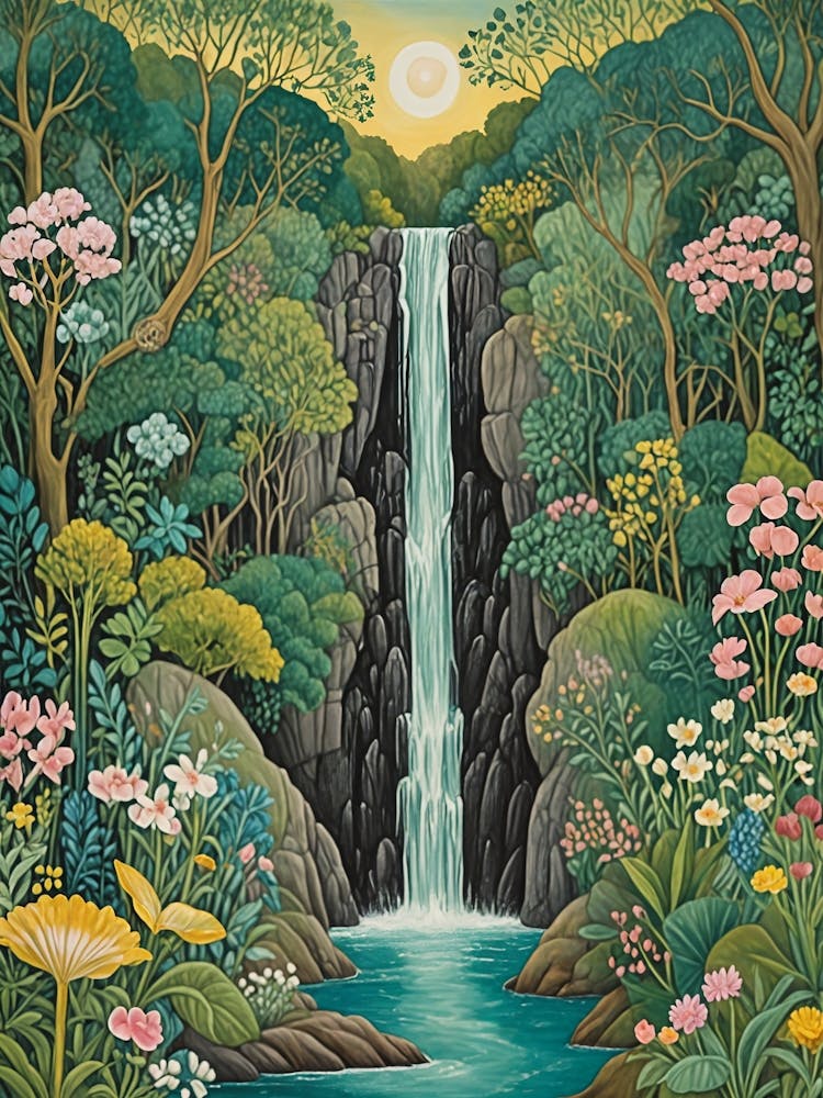 Floral Waterfall