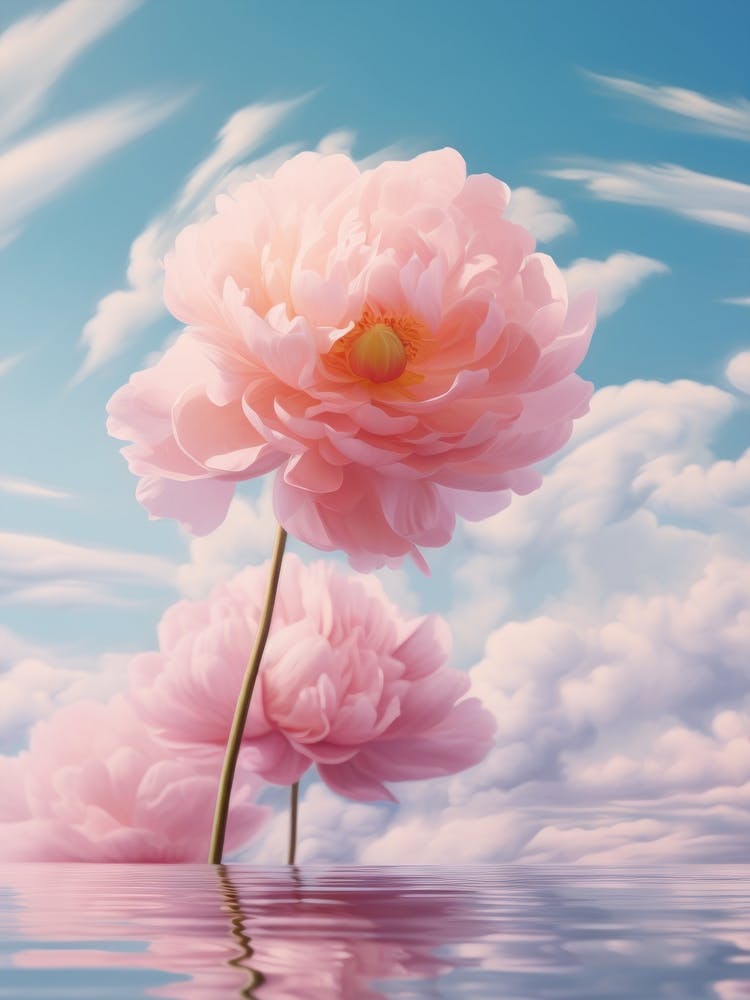 Blue Sky Peony