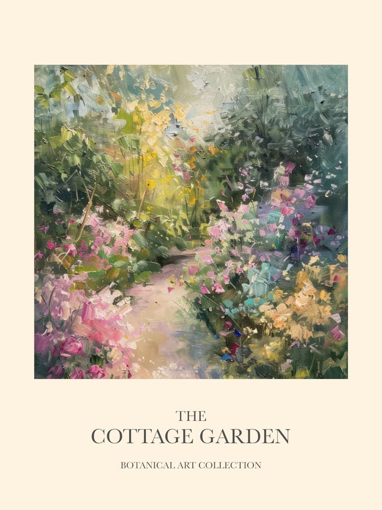 Cottage Garden Poster Enchanted Meadow 5