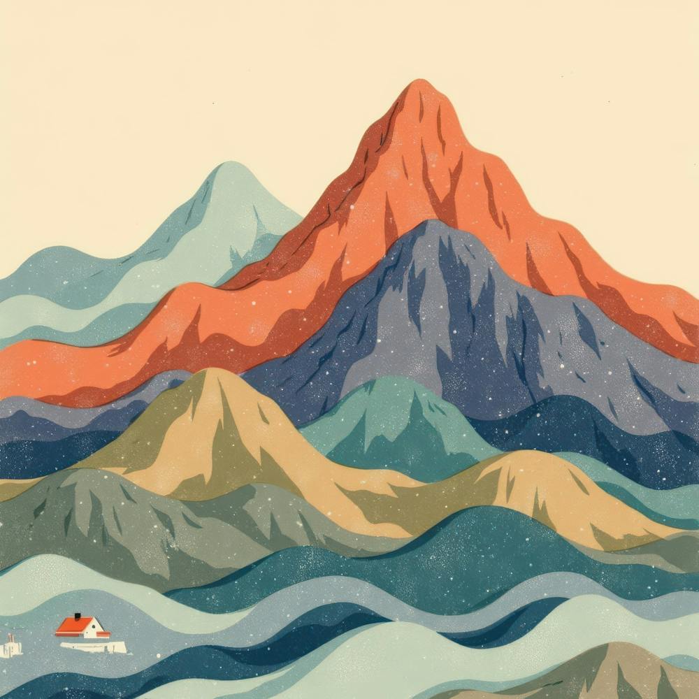 Mountains And Waves