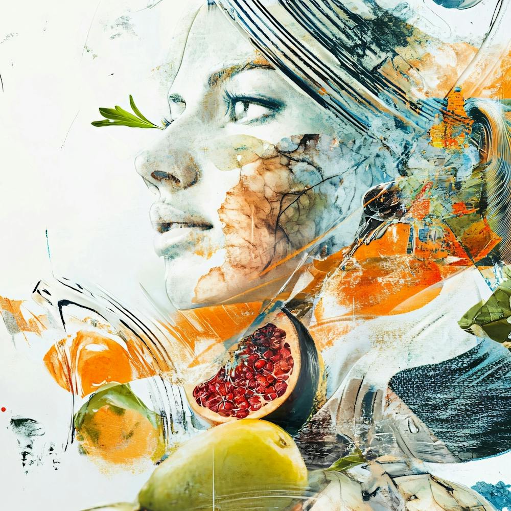 Abstract Of A Woman Collage