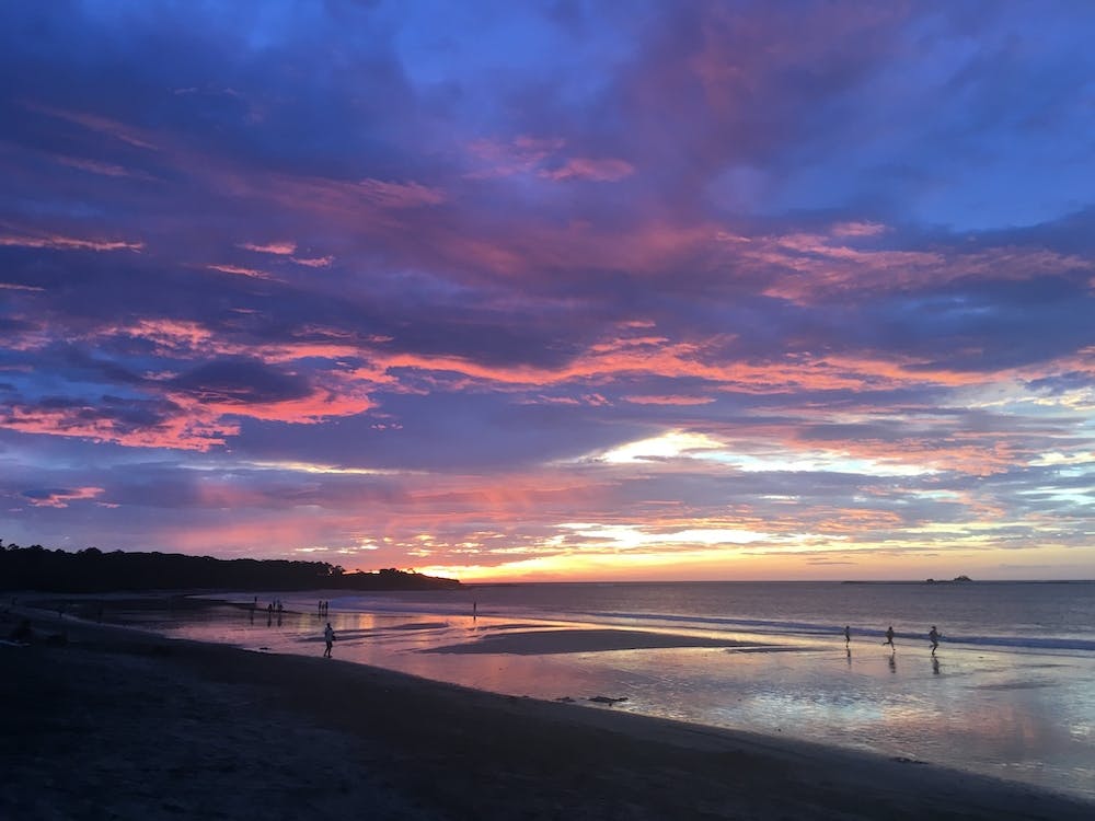 Coucher de soleil à Tamarindo Beach, Costa Rica