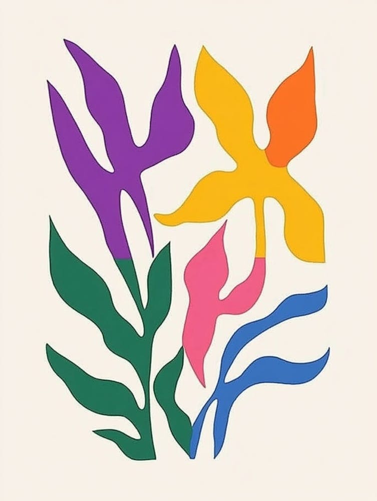 Abstract Of Flowers