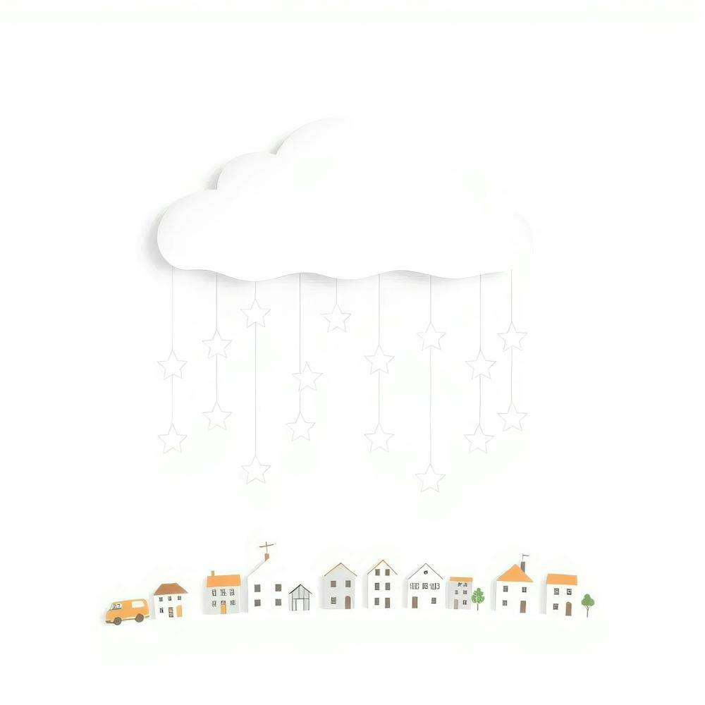 Cloud And Houses