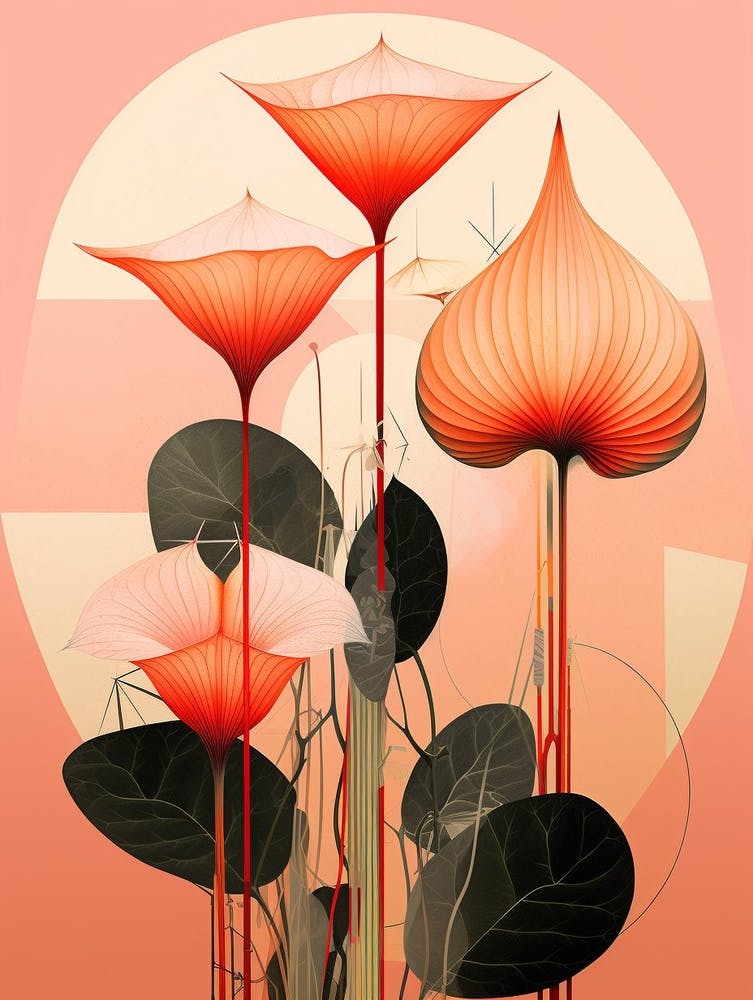 Abstract Geometric Botanical 4
