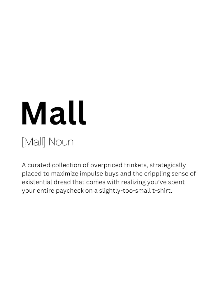 Mall Definition Meaning