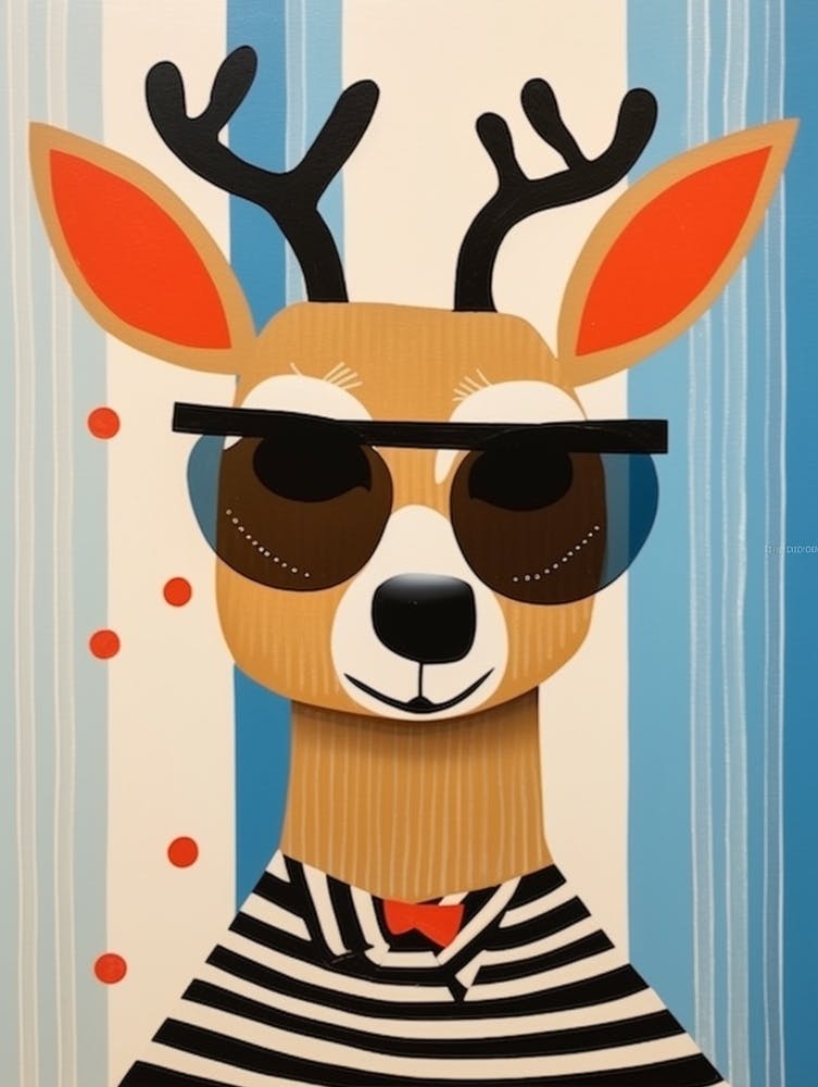 Little Deer 1 Wearing Sunglasses