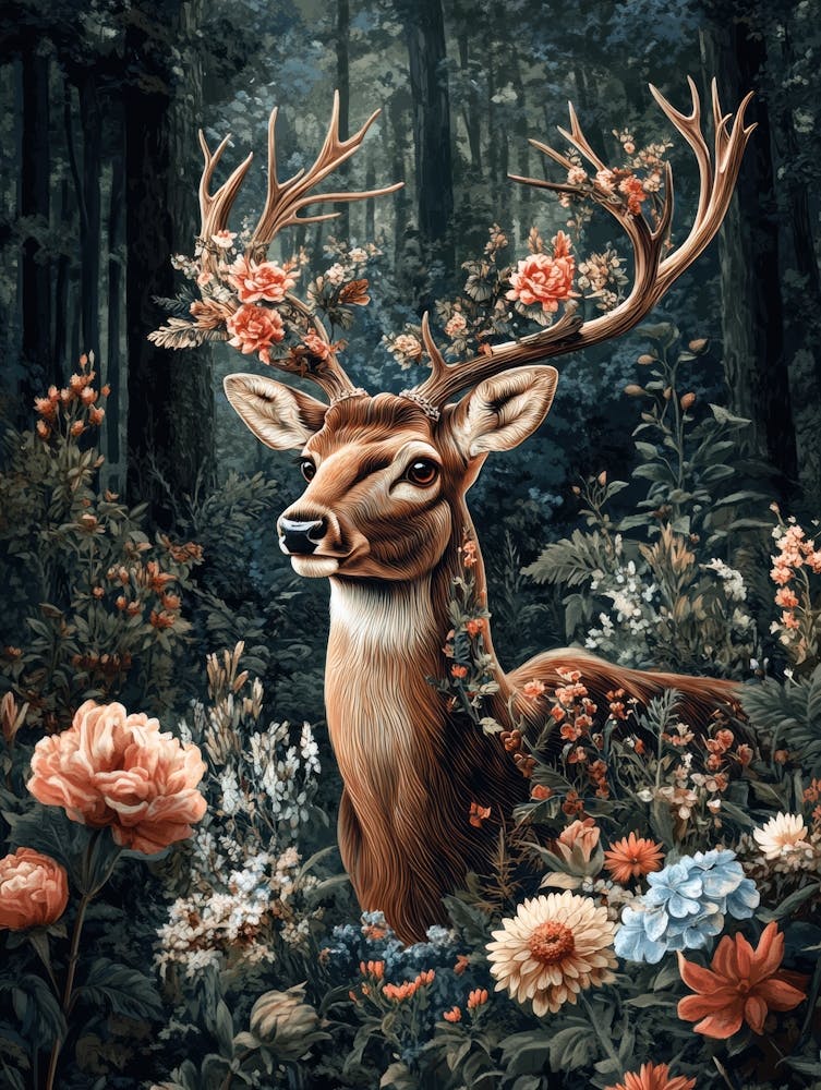 Deer In The Forest