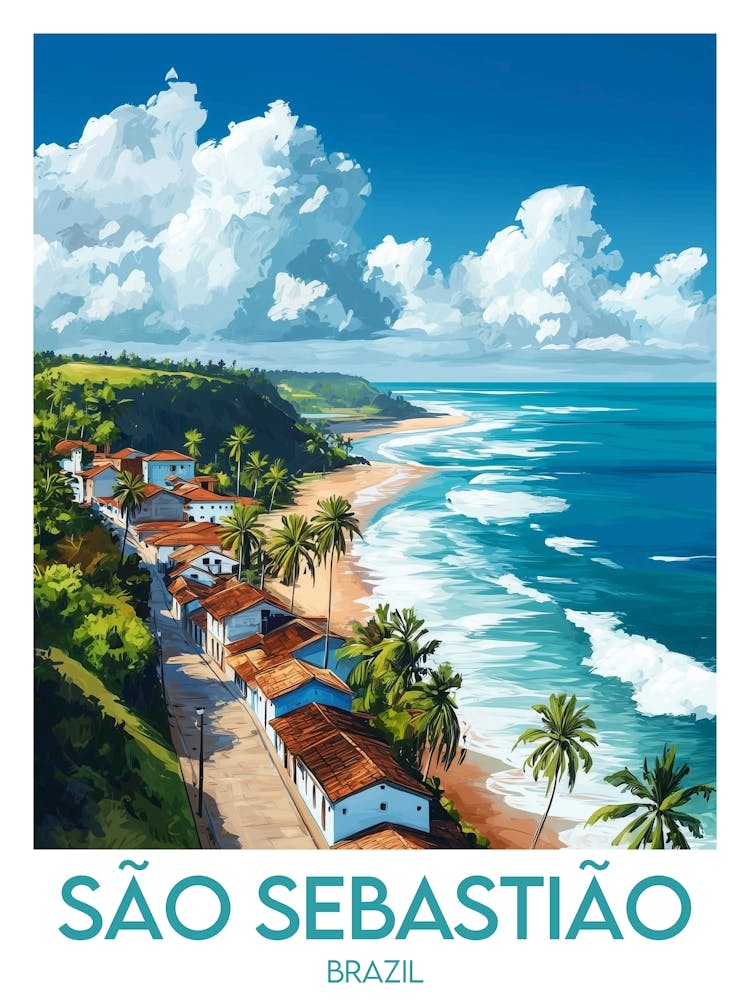 Reiseplakat São Sebastião