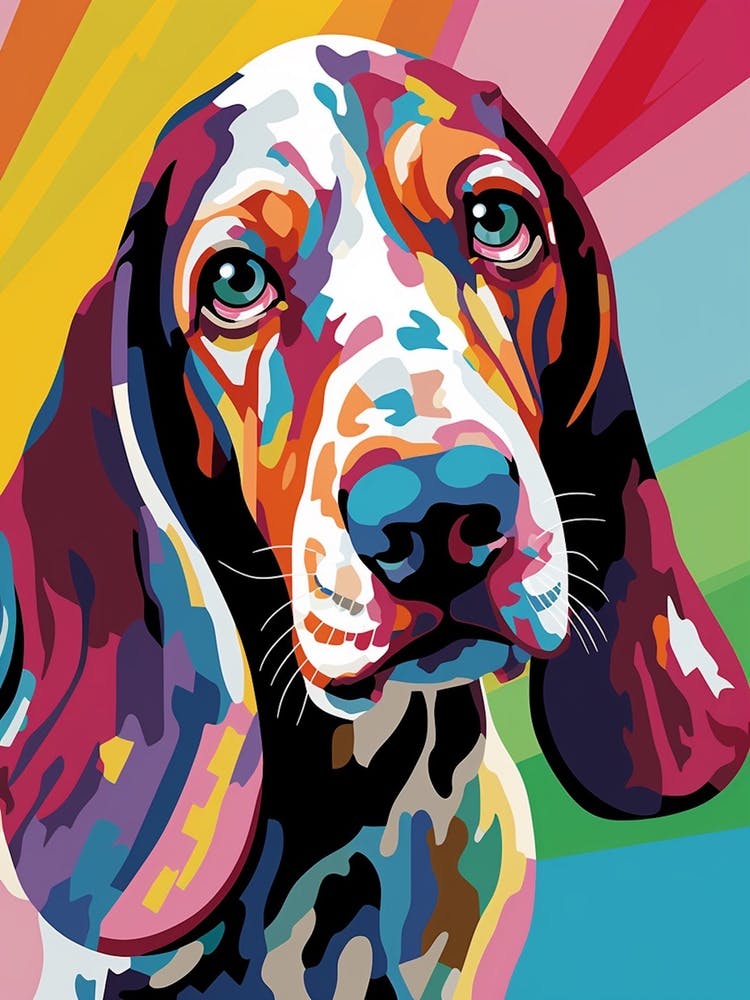 Geometric Basset Hound 1