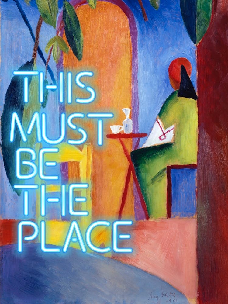 This must be the place vintage altered art trendy wall decor