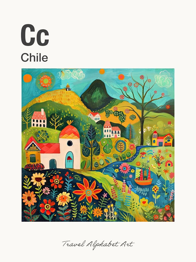 Kids Travel Alphabet  Chile 2