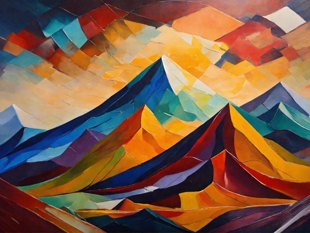 Abstract Mountains 1