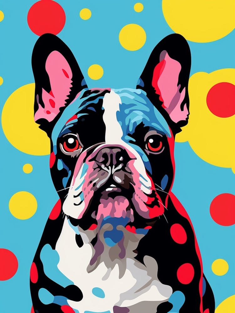 Gepunktete Französische Bulldogge 2