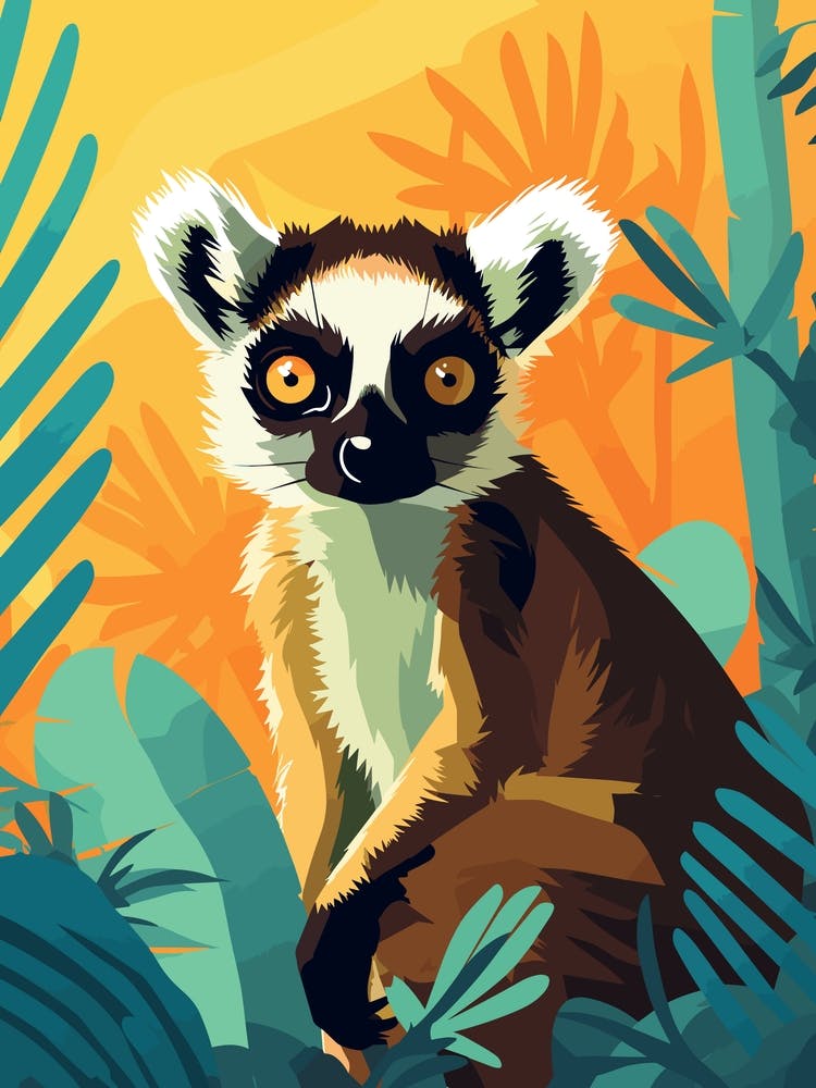 Lemur in Jungle 1