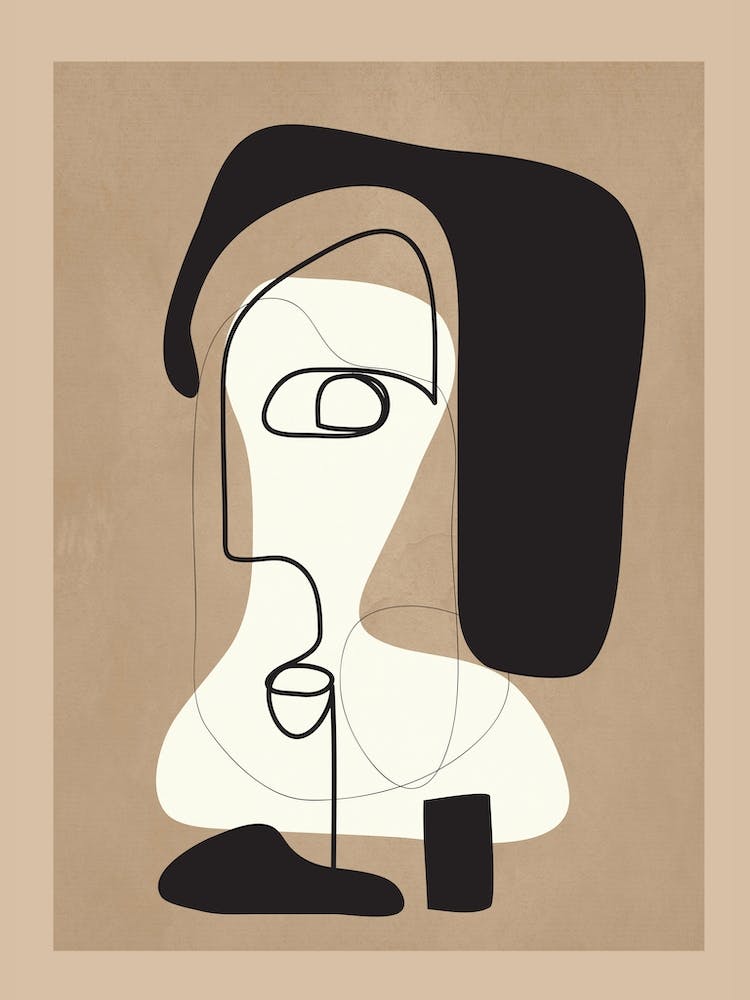 Modern Art Face 3