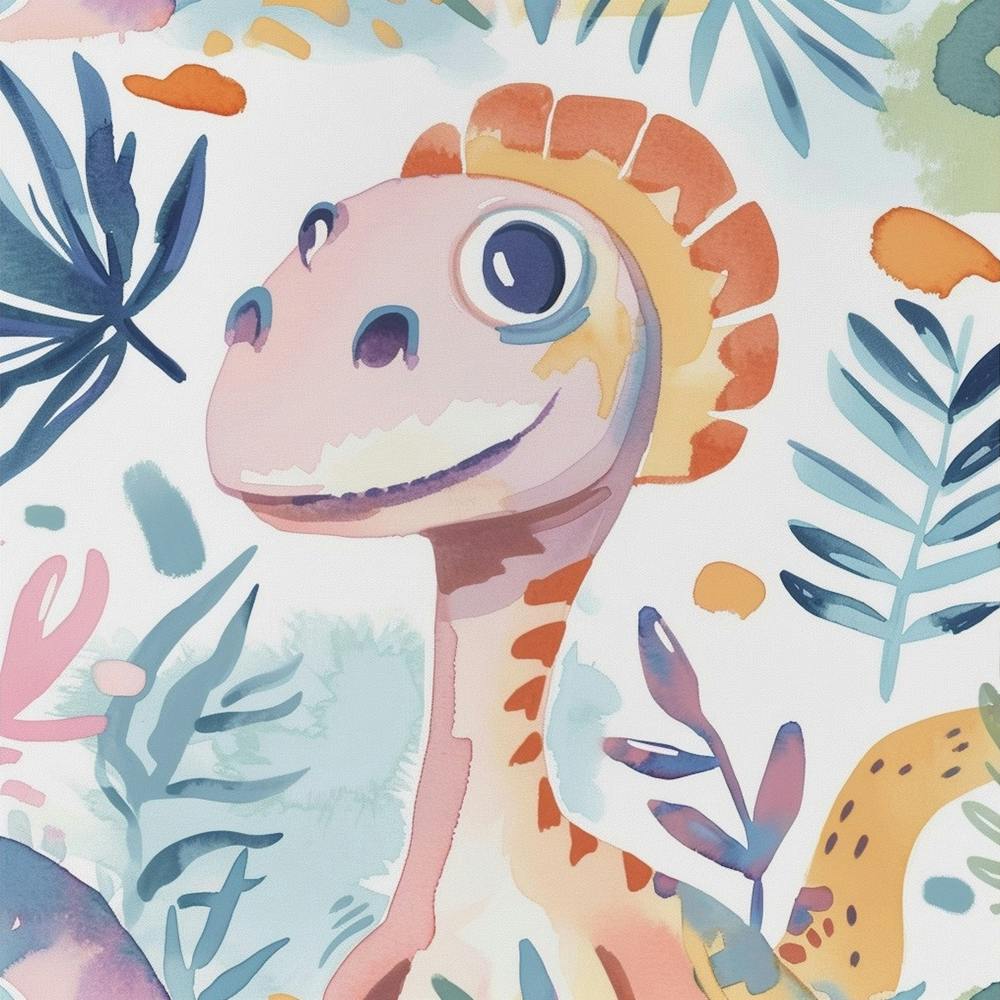 Cute Muted Utahraptor Dinosaur  1