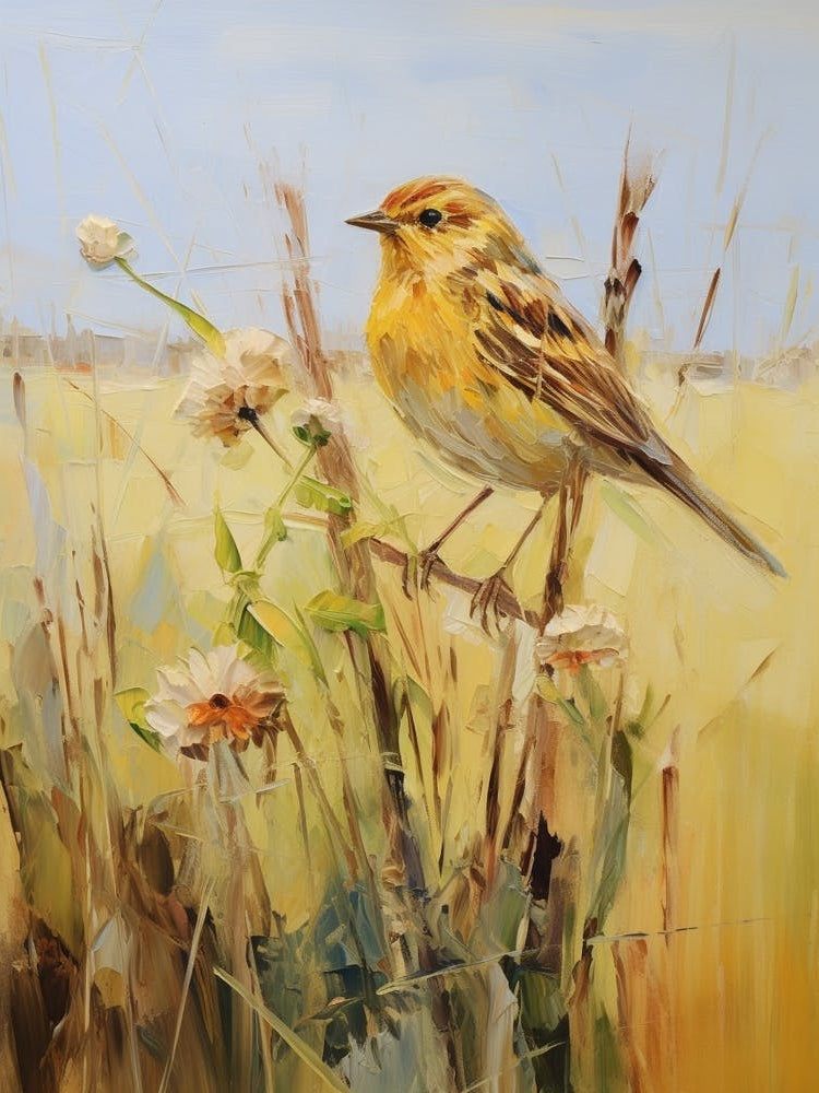 Bird Painting Yellowhammer 2