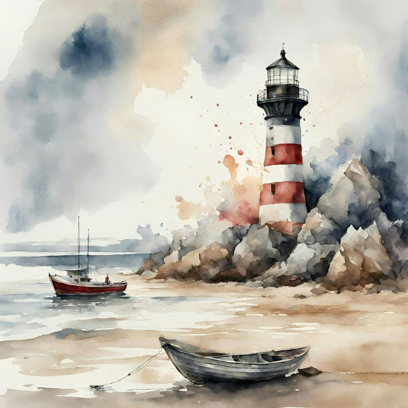 Lighthouse On The Beach