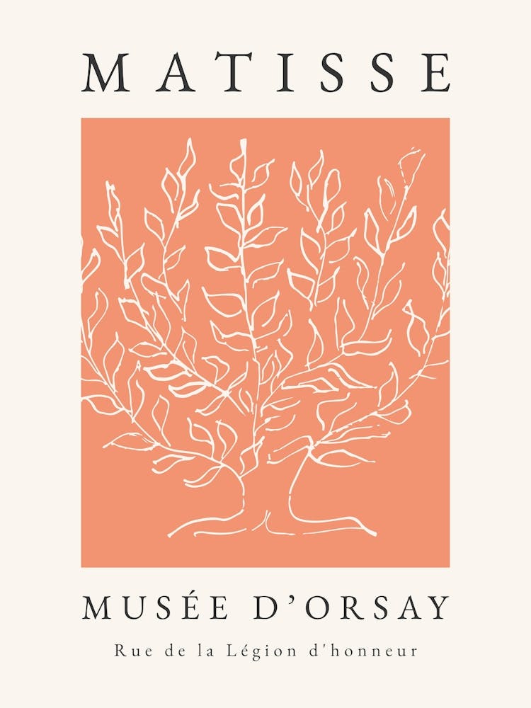 Matisse Orange Tree Print