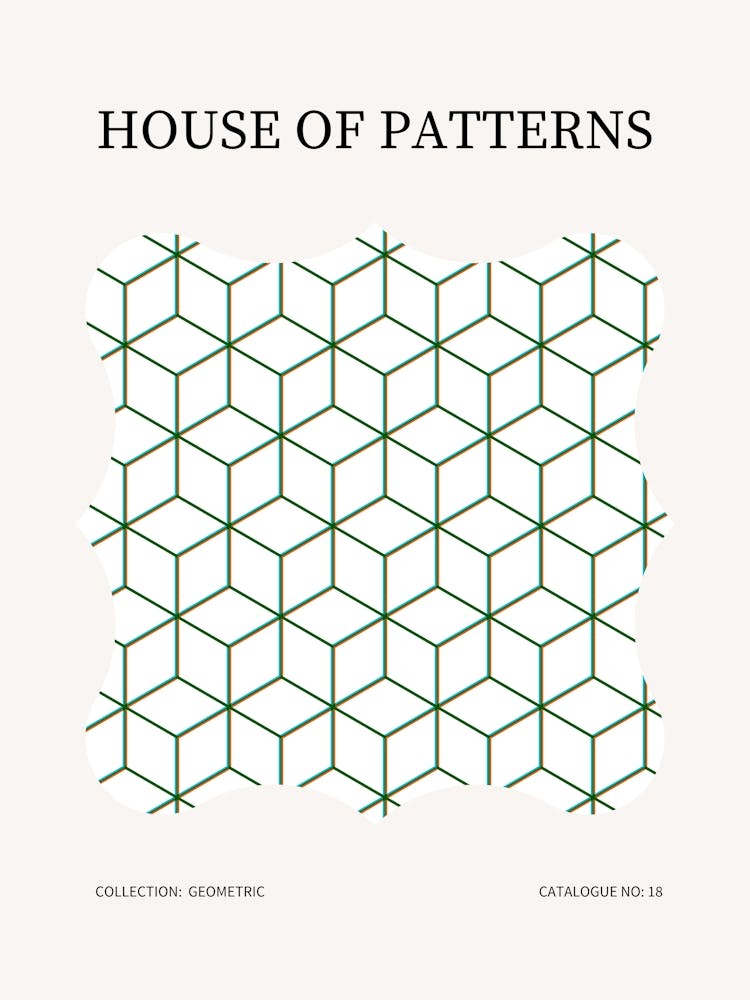 Geometric Pattern Poster 18