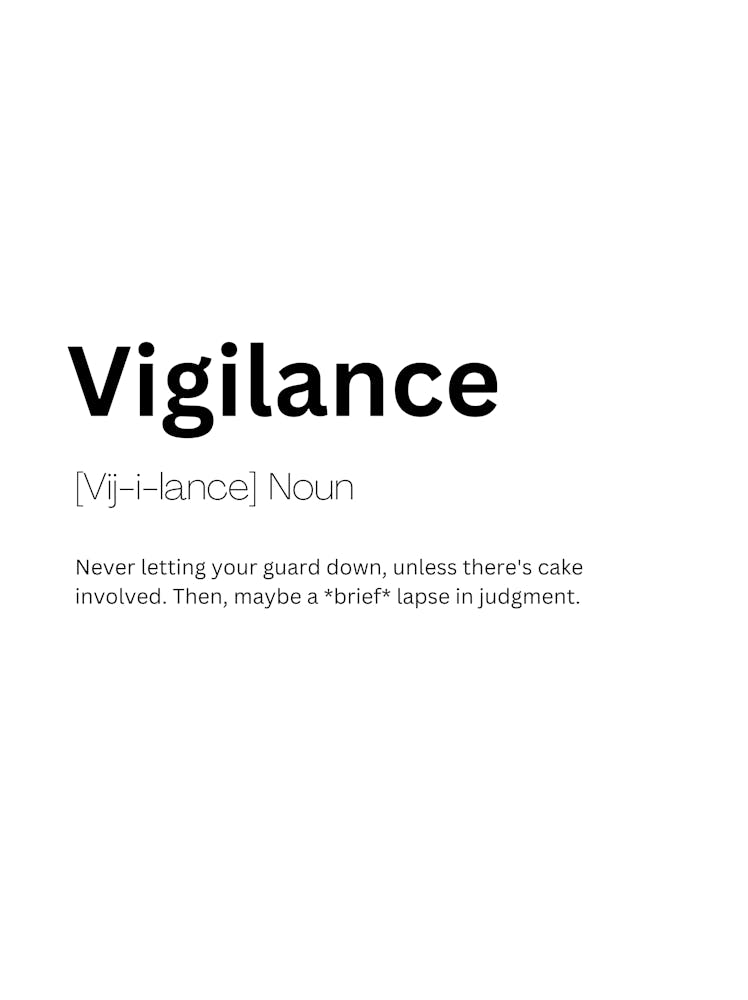 Vigilance Definition Meaning