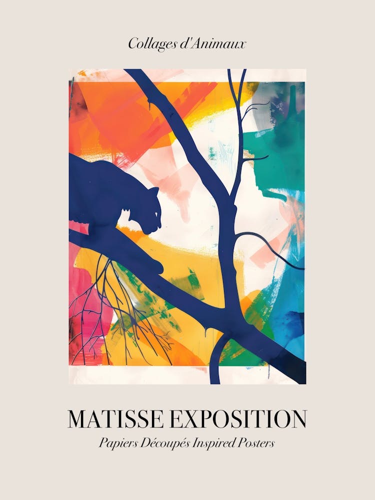 Tiger 1 Matisse Inspired Exposition Animals Poster