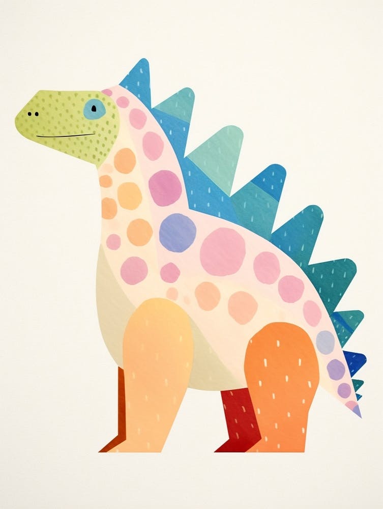 Nursery Dinosaur Art Ankylosaurus 3