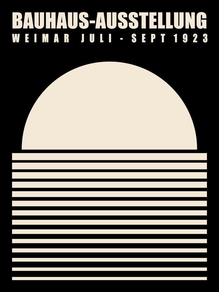 Minimalist Black Bauhaus