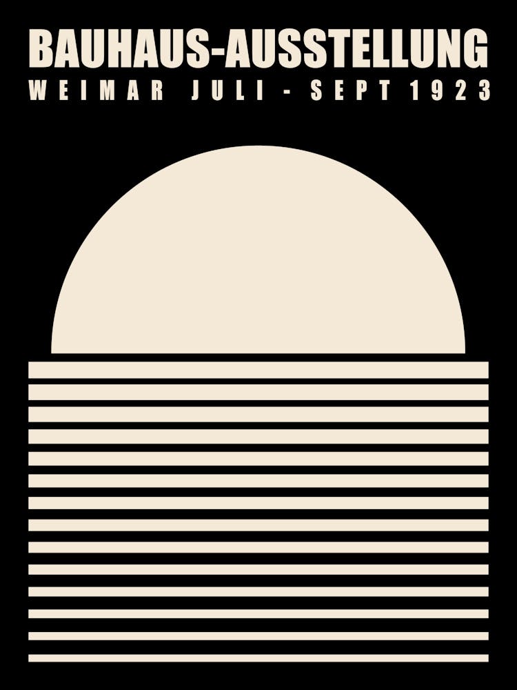 Minimalist Black Bauhaus