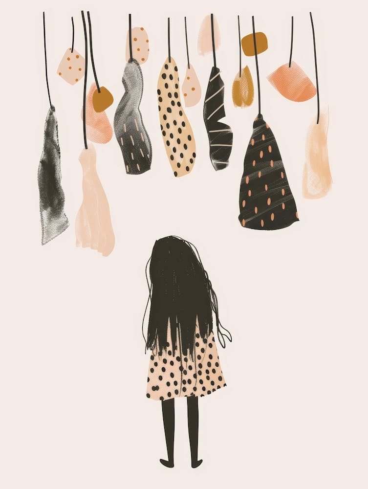 Little Girl Hanging