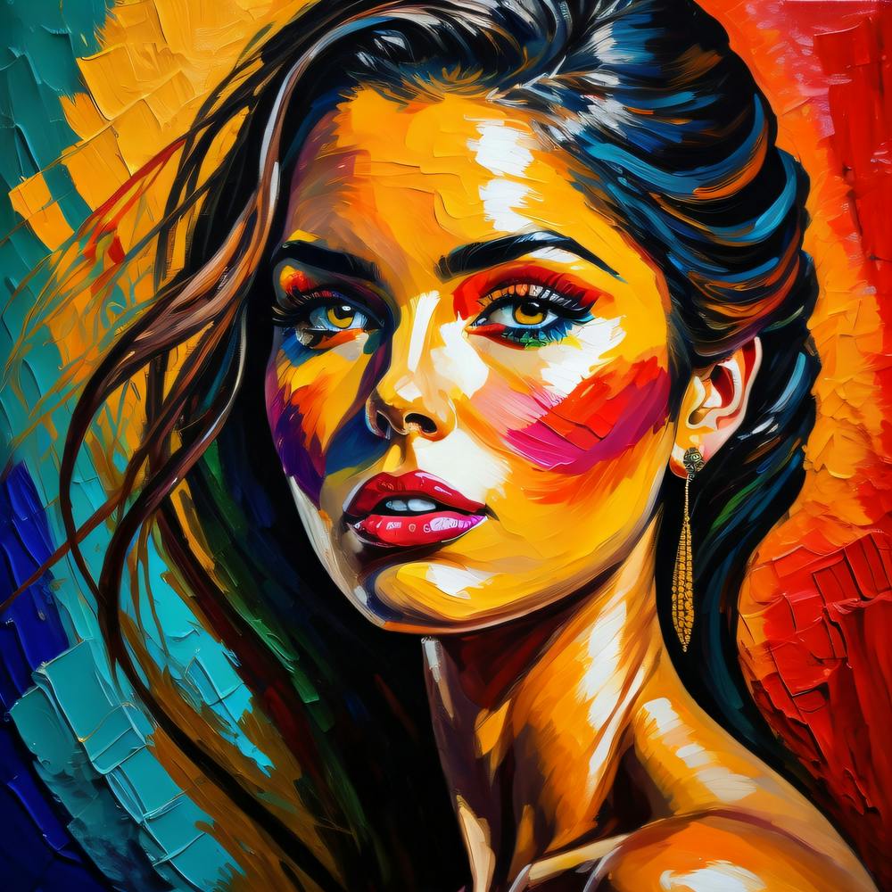 Beautiful portrait of a young lady