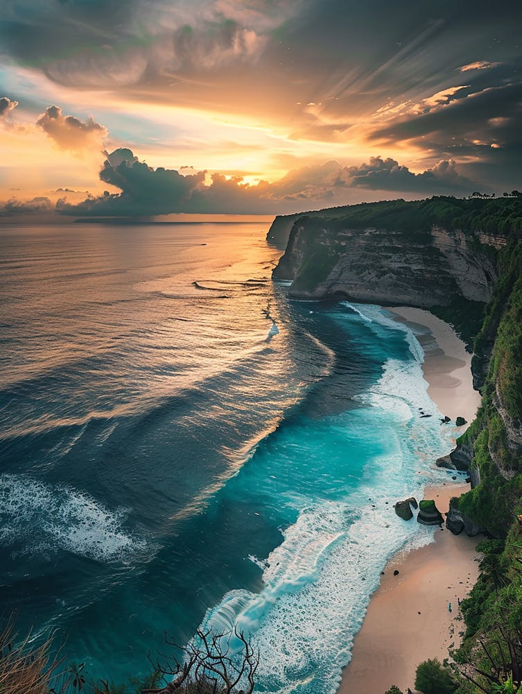 Sonnenuntergang In Bali