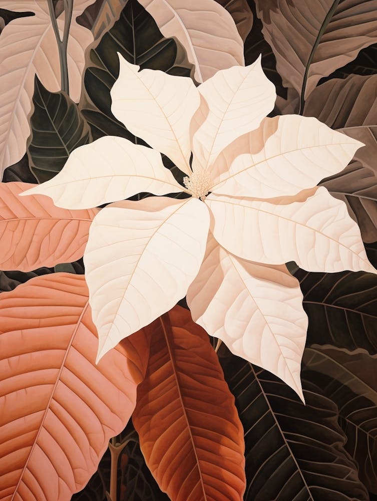 Flower Illustration Poinsettia