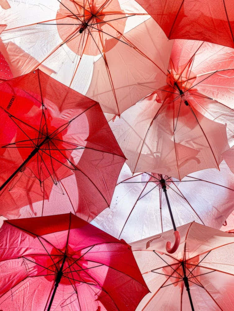 Red Umbrellas