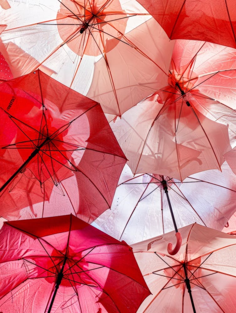 Red Umbrellas