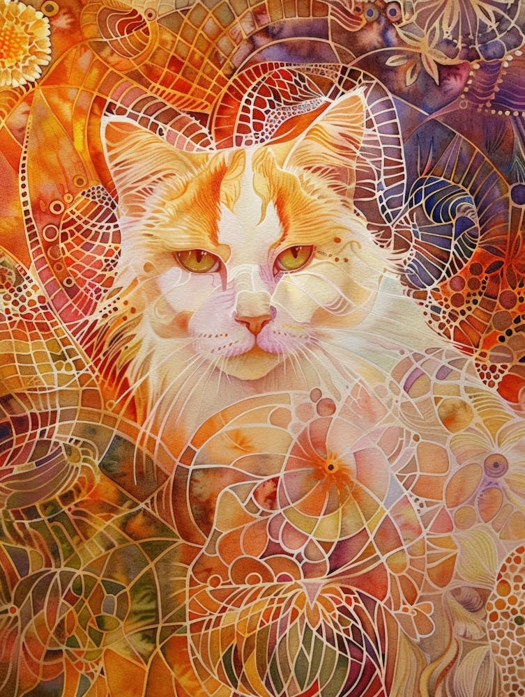 Cat Painting 4