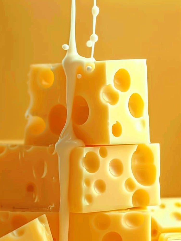 Melt The Cheese In This Image, Letting It Drip Some Liquid