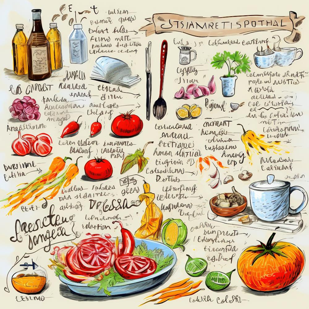 Cooking Recipes Sketchnote 13
