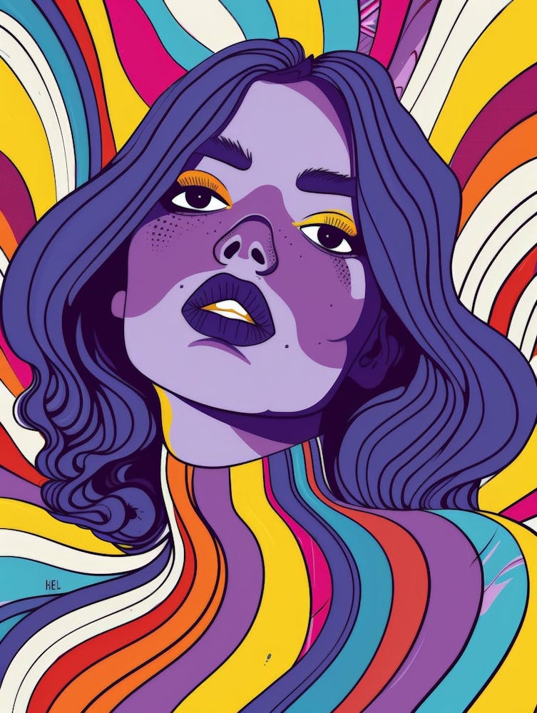 Psychedelic Girl 1