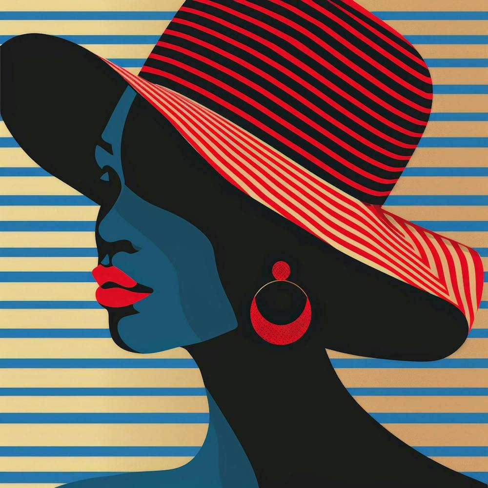 Woman In A Hat 64