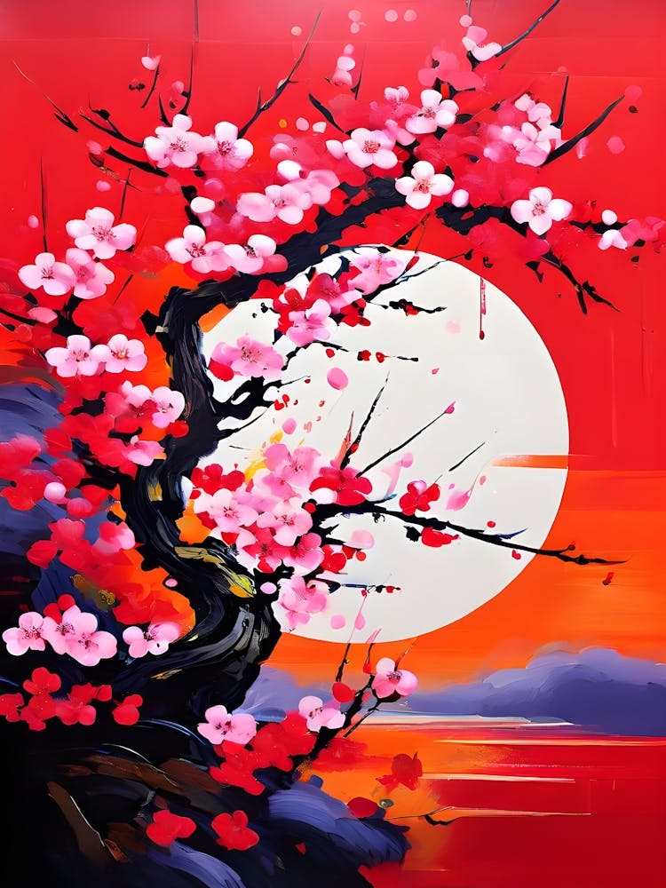 Cherry Blossom Painting 4