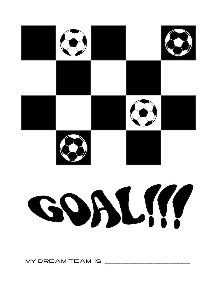 Goal My Dream Team Black
