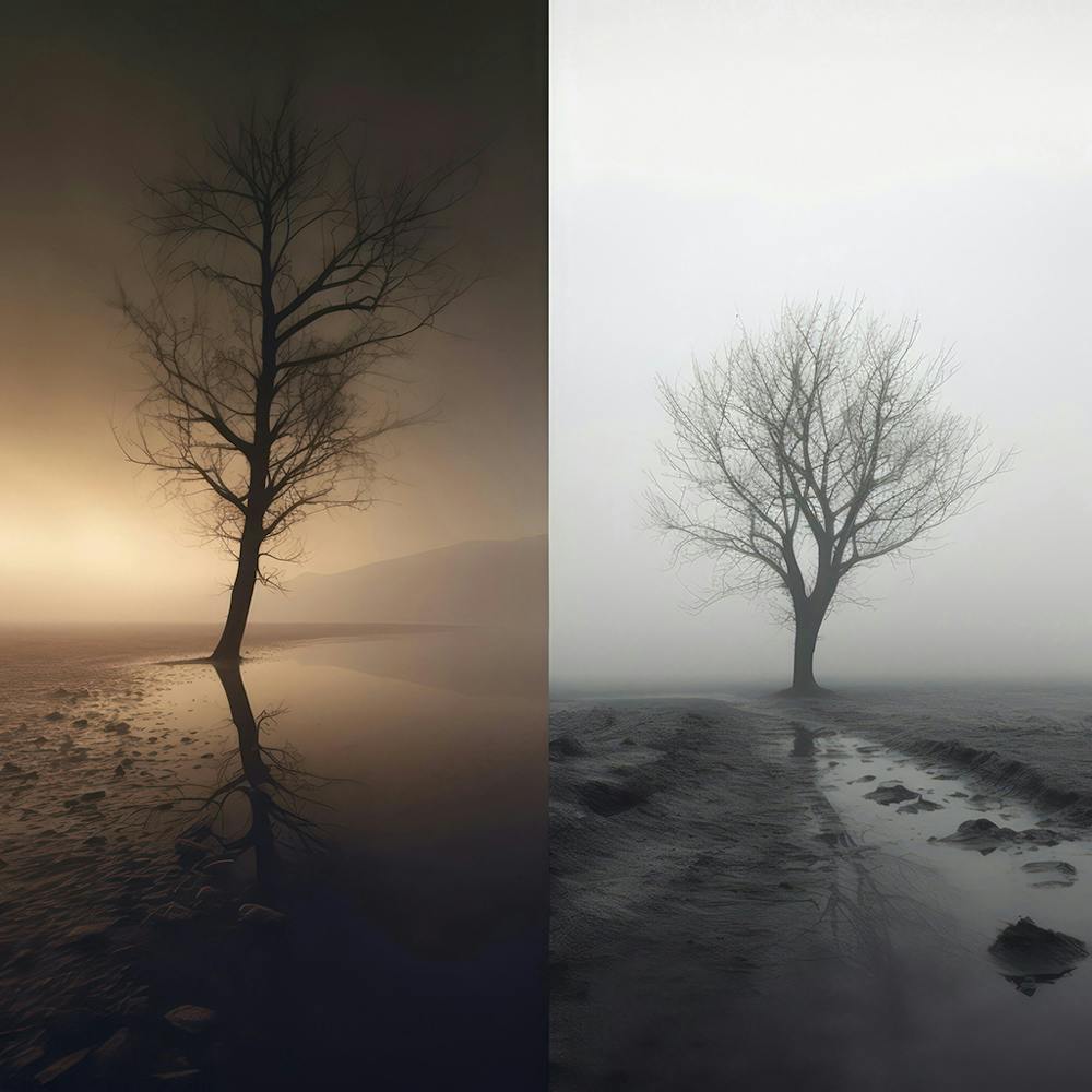 Tree In The Fog