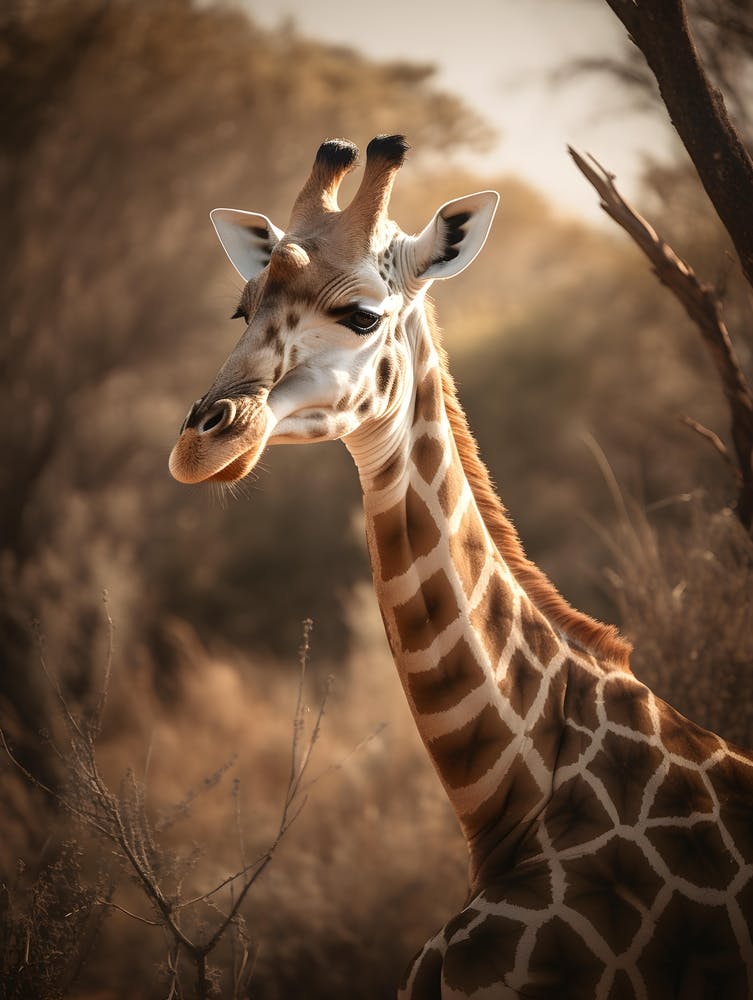 Giraffe in the Wild
